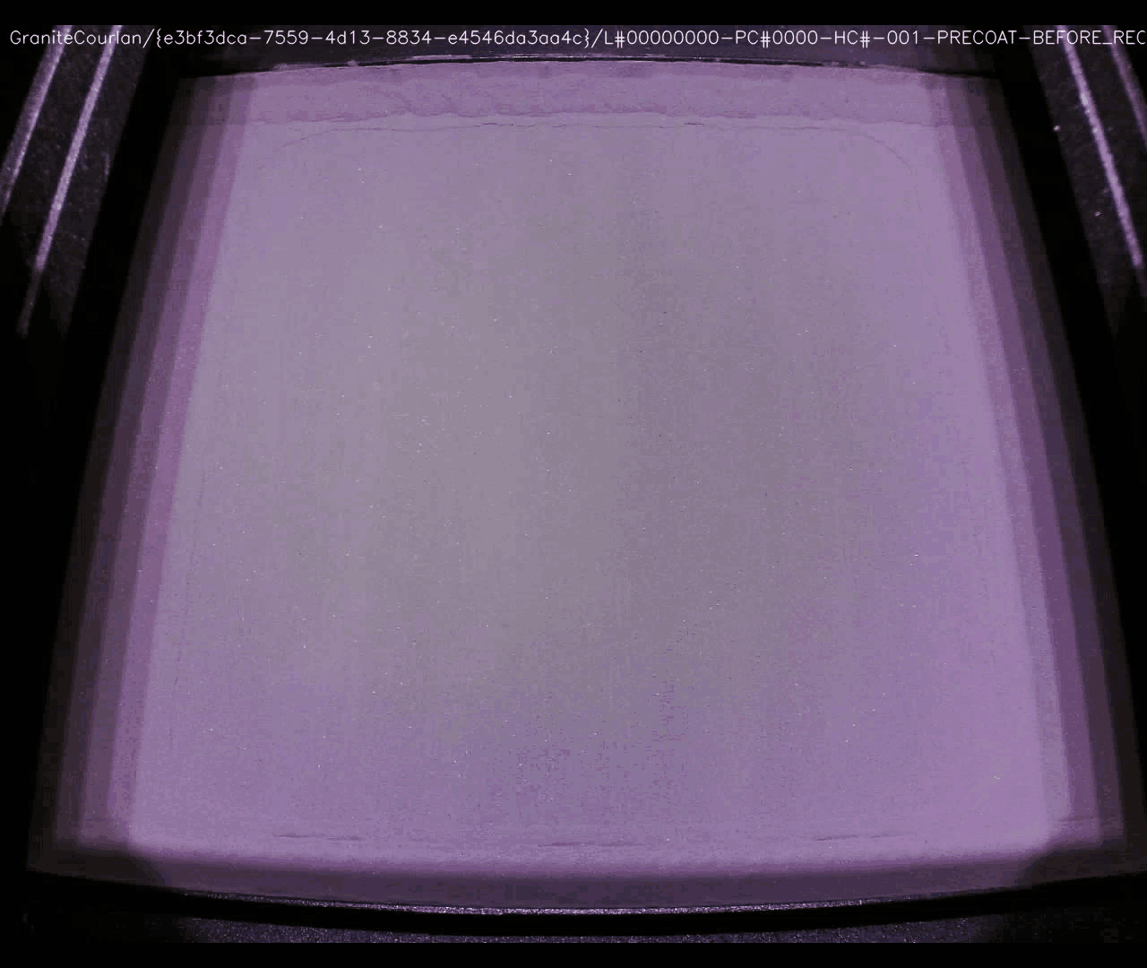 Layers of a SLS printer printing